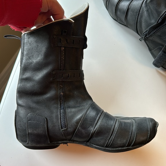 Puma leather moto boots - Picture 3 of 5